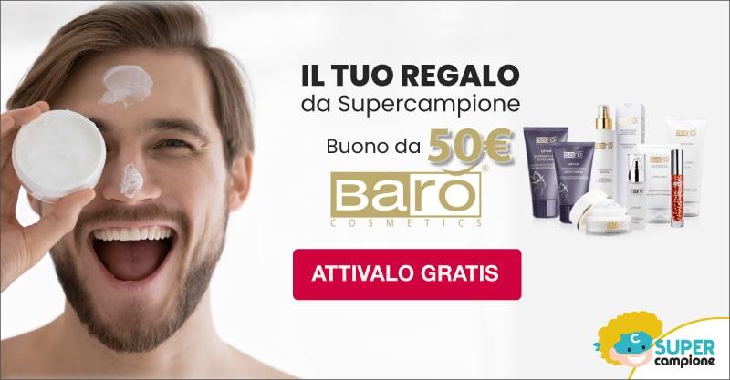 Ricevi 50€ di buoni sconto Barò Cosmetics